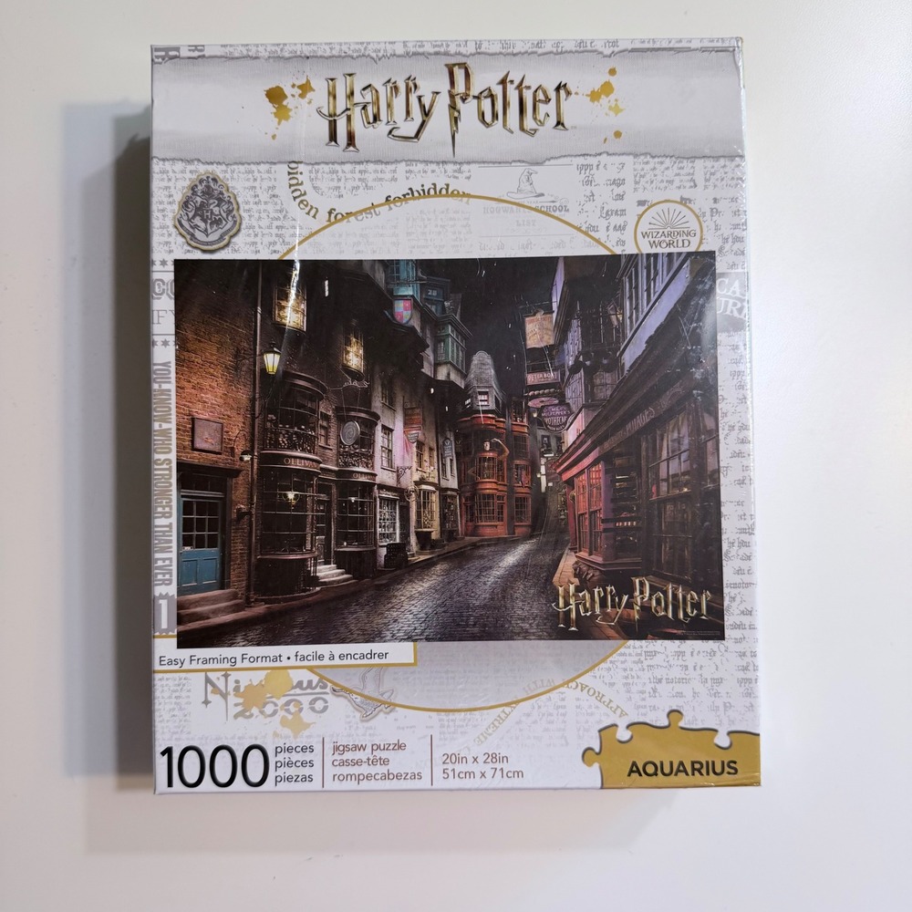 Harry Potter Diagon Alley 1000 Piece Jigsaw Puzzle Aquarius 65-348 New Sealed